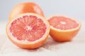 Grapefruit in a cut. Royalty Free Stock Photo