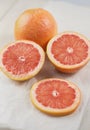 Grapefruit in a cut. Royalty Free Stock Photo