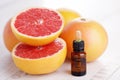 Grapefruit essential oil Royalty Free Stock Photo