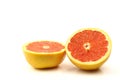 Grapefruit halves Royalty Free Stock Photo