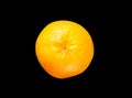 Grapefruit isolated on a black background Royalty Free Stock Photo