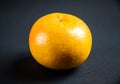 Grapefruit isolated on a black background Royalty Free Stock Photo