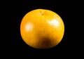 Grapefruit isolated on a black background Royalty Free Stock Photo