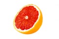 Grapefruit. Isolated on a white background