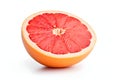 grapefruit isolated on white. Generative AI