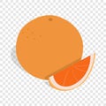 Grapefruit isometric icon Royalty Free Stock Photo