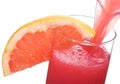 Grapefruit juice Royalty Free Stock Photo