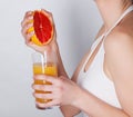 Grapefruit juice Royalty Free Stock Photo