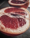 Grapefruit, juicy grapefruit, fruit, bright orange grapefruit, red grapefruit, grapefruit on the table,