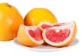 Grapefruit juicy slices