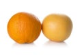 grapefruit and orange Royalty Free Stock Photo