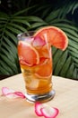 Grapefruit - Rose Iced Tea Royalty Free Stock Photo