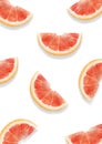 Watercolor Grapefruit Slices Poster Art