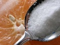 Grapefruit & Sugar Royalty Free Stock Photo