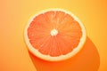 Grapefruit vitamin half juicy fruit food organic fresh slice orange summer ripe healthy background
