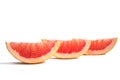 Grapefruit Wedges Royalty Free Stock Photo