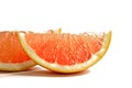 Grapefruit Wedges Royalty Free Stock Photo