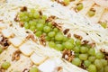 Grapes, cheese and nuts