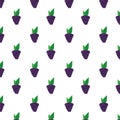 Grapes fresh delicious fruits pattern background