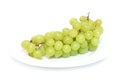 Grapes isolated on white Royalty Free Stock Photo