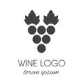 Grapes logo design element.