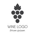 Grapes logo design element.