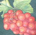 Grapes oil painting artistic