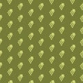 Grapes Seamless Pattern isolated on color background Royalty Free Stock Photo