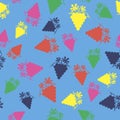 Grapes Seamless Pattern Royalty Free Stock Photo