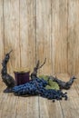 Grapes, vine and jam Royalty Free Stock Photo