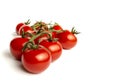 Grapevine tomatoes isolate on white background