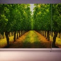Grapevines isolated on transparent background - Generative AI