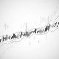 Graph chart of stock market investment trading. Monitor finance profit and statistic. Abstract analisys and statistic diagram.