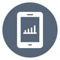 Graph   Isolated Vector icon which can easily modify or edit Royalty Free Stock Photo