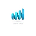 Graph logo Creative concept for web. graphic Business. finance.