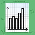 Graph with mathematics icons