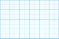 Graph paper pattern. Blue grid lines. Square layout. Vector background. Royalty Free Stock Photo