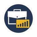 Graph report flat vector icon which can easily modify or edit Graph report flat vector icon which can easily modify or edit Royalty Free Stock Photo