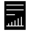 Graph report Isolated Vector Icon which can easily modify or edit Royalty Free Stock Photo