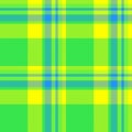 Graph seamless plaid textile, britain background vector fabric. Event texture check tartan pattern in green and yellow colors