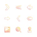 graph , setting , gear , arrows , directions , left , right , po