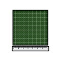 Graph sheet with ruler. Vector illustration decorative design Royalty Free Stock Photo