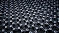 Graphene atomic structure