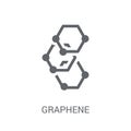 Graphene icon. Trendy Graphene logo concept on white background