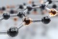 Graphene Molecular Structure Close-Up for Scientific and Educational Use Generative AI Royalty Free Stock Photo