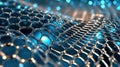 Graphene Structure Abstract Royalty Free Stock Photo