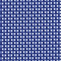 Woven blue cotton fabric insulated white color