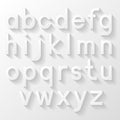 Graphic alphabet set