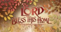 Lord bless this home prayer message graphic background