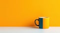 Graphic artist exploring AI-driven color palettes for product design Generative AI Illustration